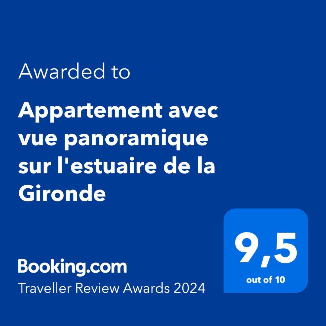 Appartement Avec Vue Panoramique Sur L'Estuaire De La Gironde Plassac  Exterior photo